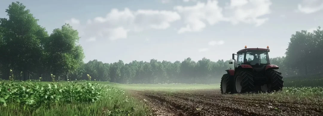 Ultimate Farmer traktor in the field