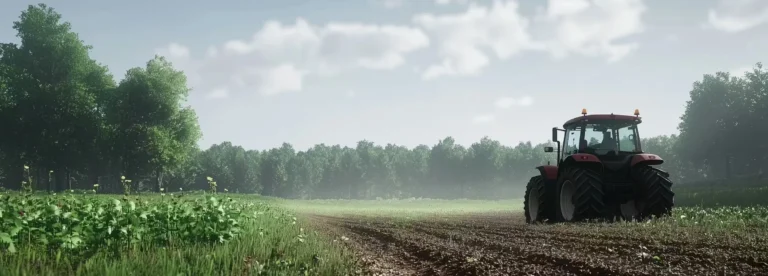 Ultimate Farmer traktor in the field