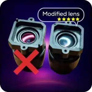 PS3 Camera Modified Flat Lens