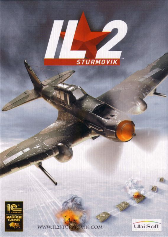 IL-2 Sturmovik Head Tracking a video game cover with a plane flying in the sky