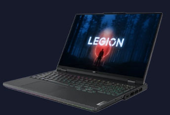 a gaming laptop with a screen on